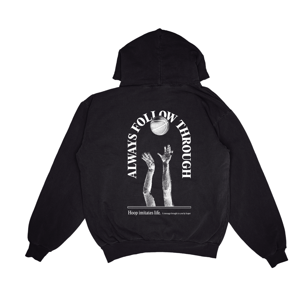 AFT Hoodie - Washed Black