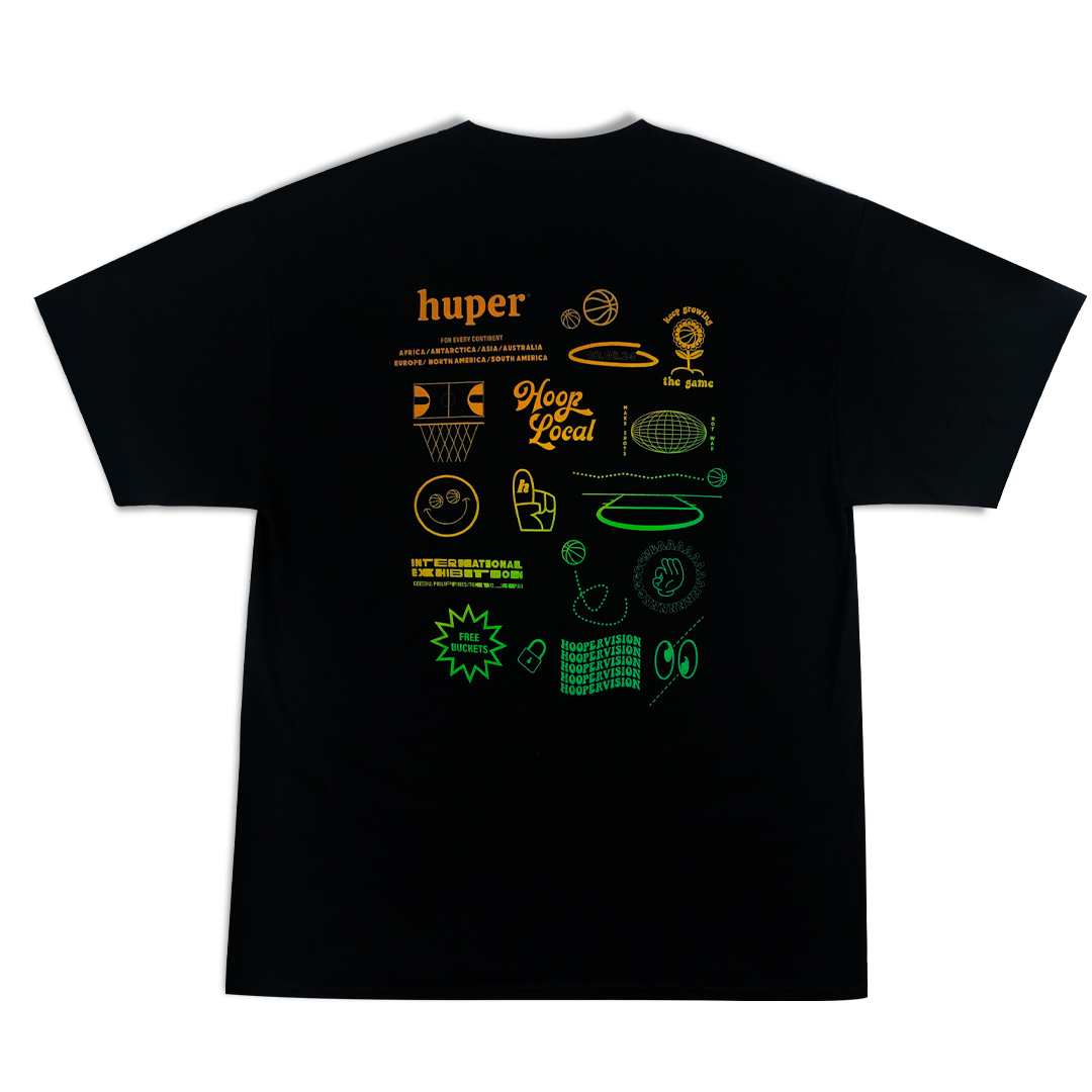 Happy Huper Tee - Blk