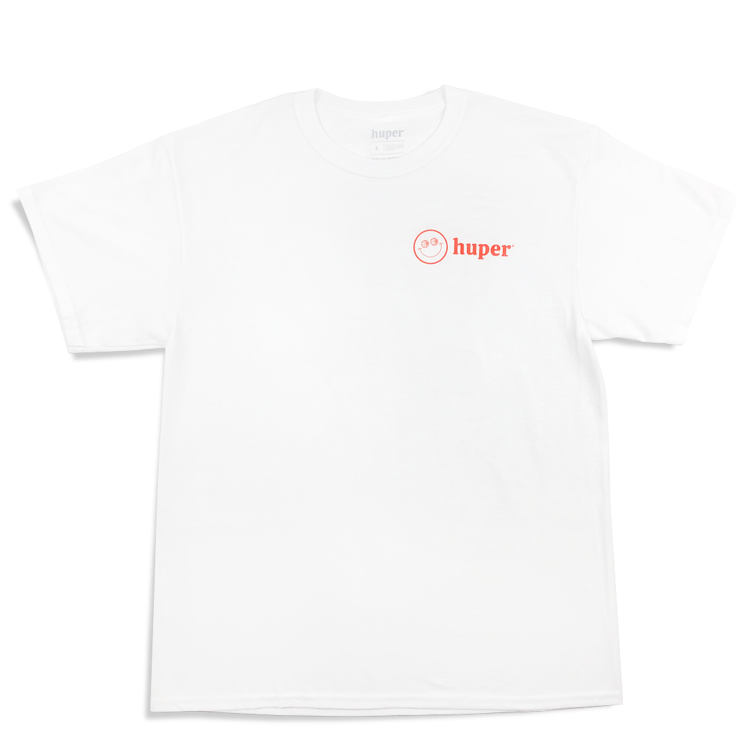 Happy Huper Tee - White