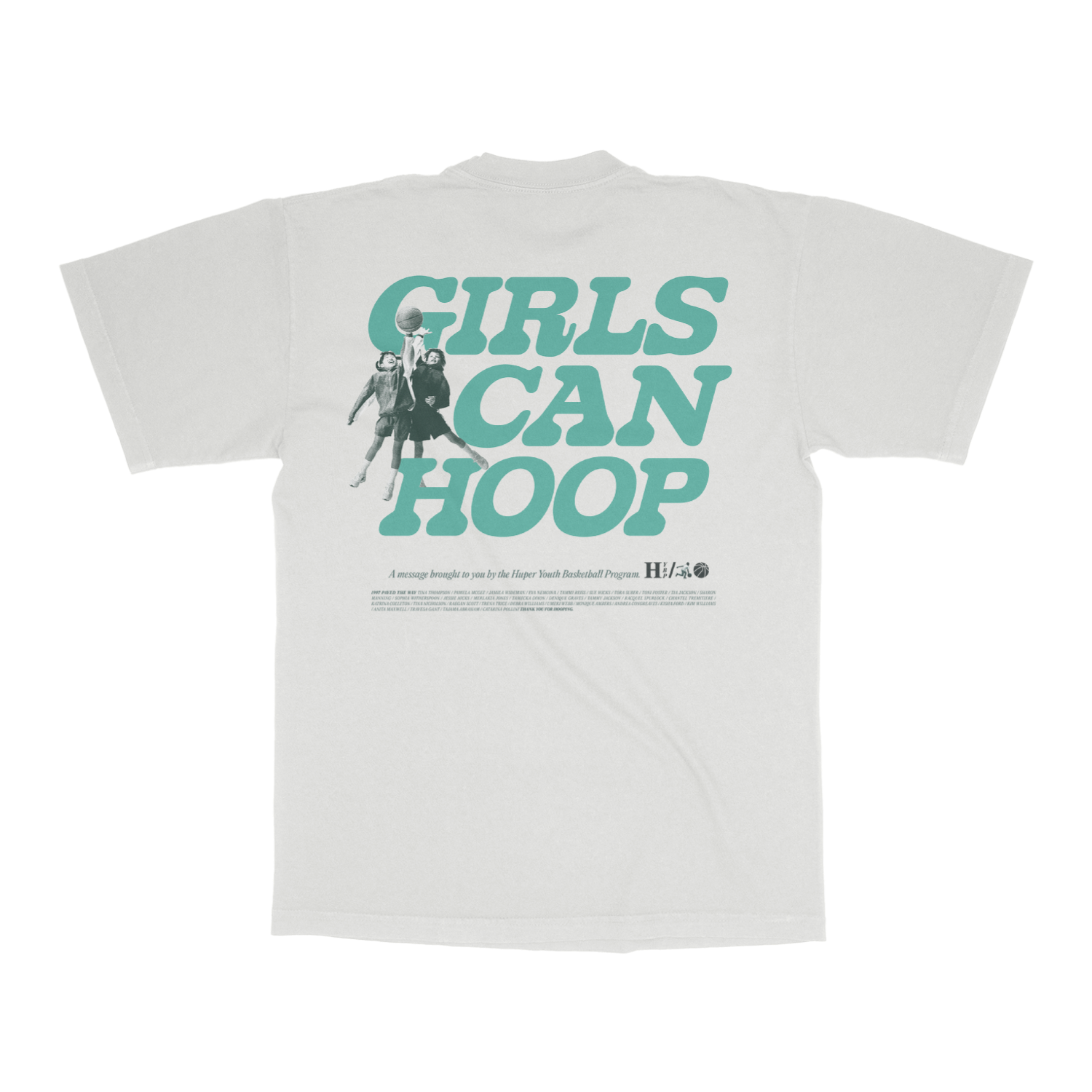 Girls Can Hoop - Creme